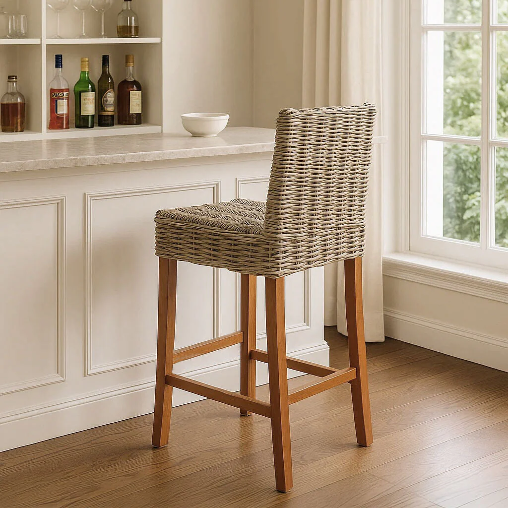 Java Natural Rattan Bar Chair - Image 8