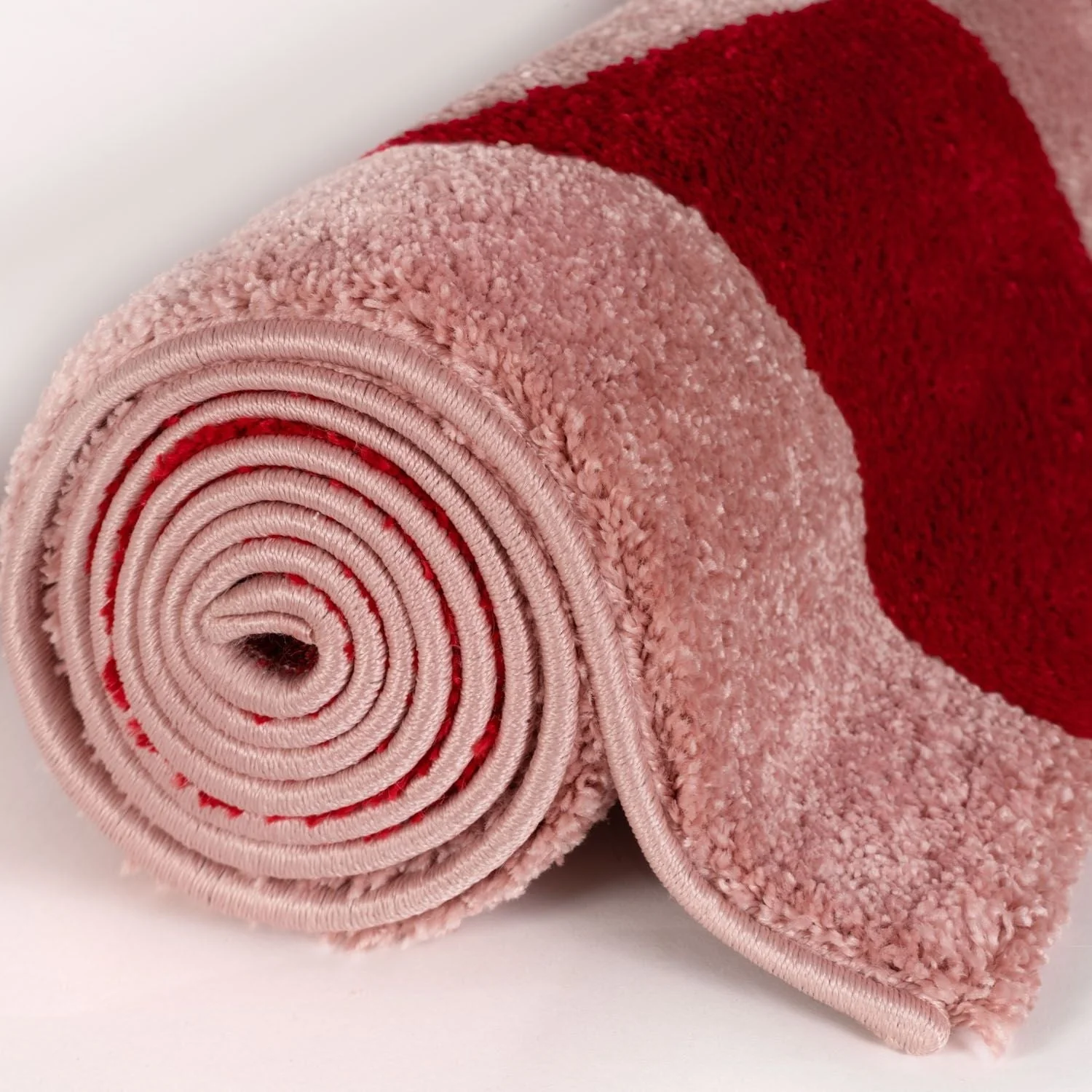 Joli Checkered Red & Pink Rug - Image 6