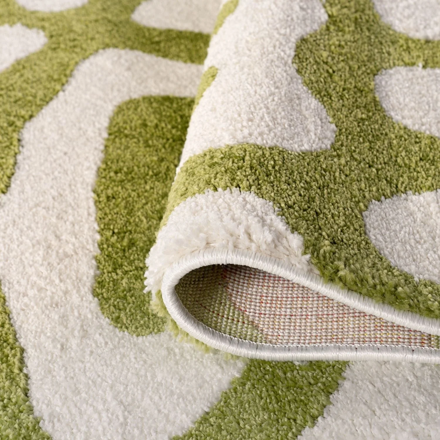 Joli Doodle Green & White Rug - Image 4