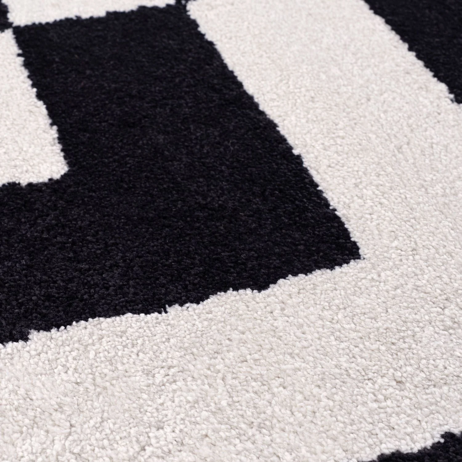 Joli Geometric Black & White Rug - Image 3