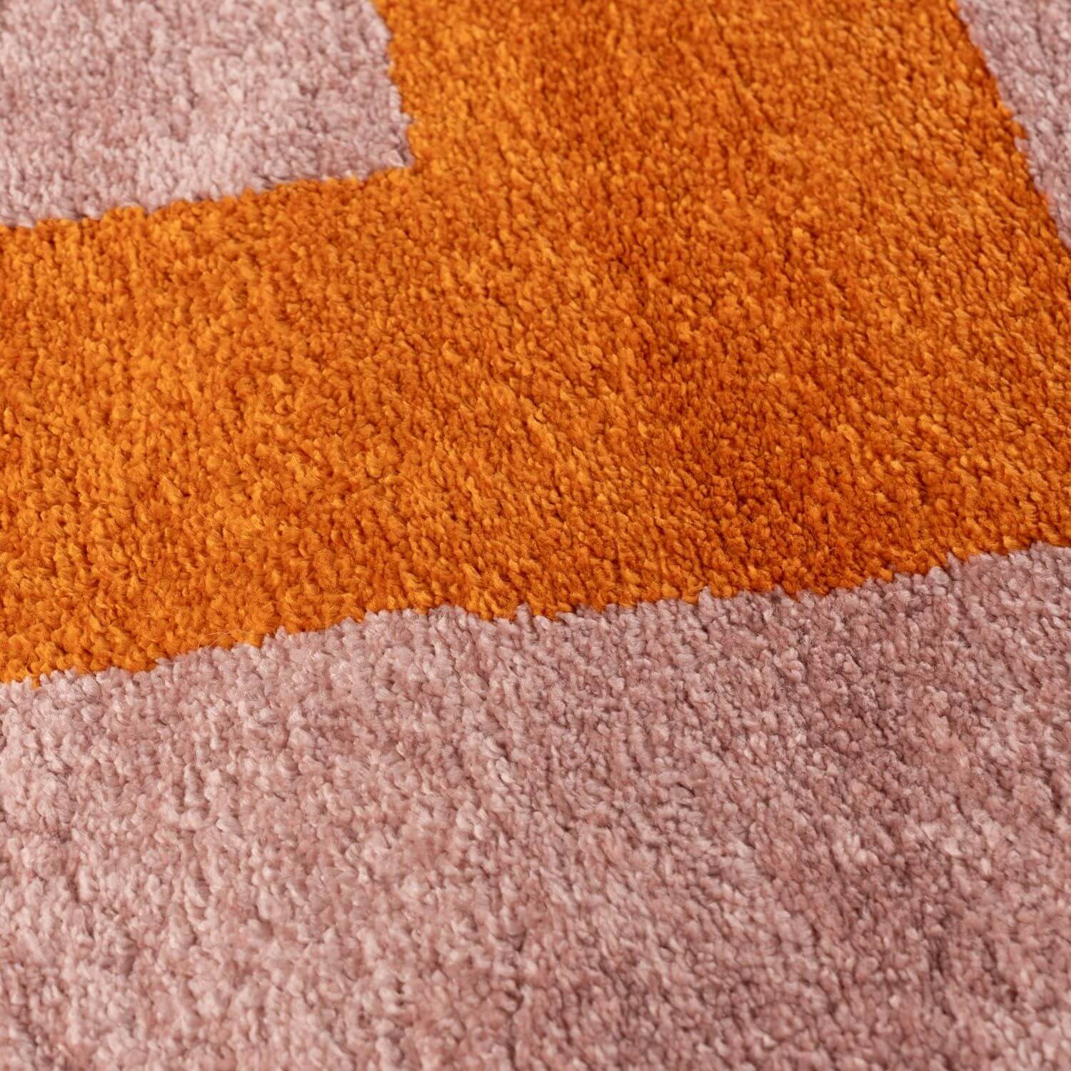 Joli Geometric Orange & Pink Rug - Image 3