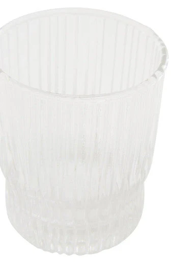Juno Ribbed Glass And Jug Three Piece Set - Image 10