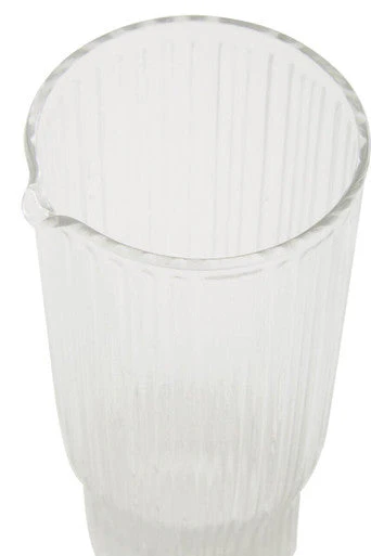 Juno Ribbed Glass And Jug Three Piece Set - Image 8