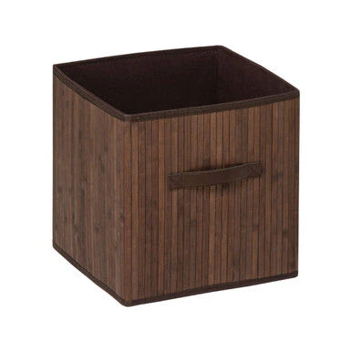 Kankyo Dark Brown Bamboo Storage Box