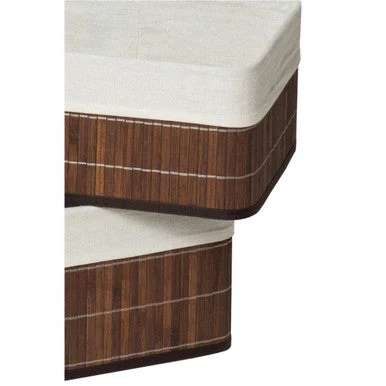 Kankyo Dark Brown Bamboo Storage Boxes - Image 4