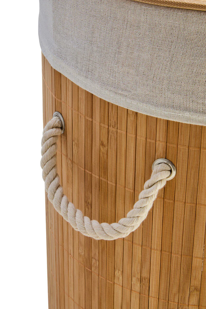 Kankyo Natural Round Laundry Hamper - Image 8