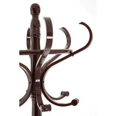 Kennedy Mahogany Finish Coat Stand - Image 9
