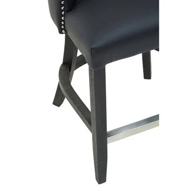 Kensington Townhouse Black Hevea Bar Chair - Image 10