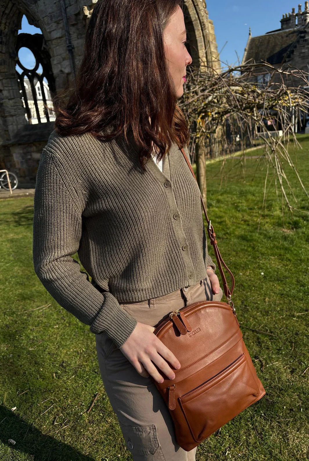 Kimberley Leather Crossbody Bag -  Handmade by Saddler - Image 17