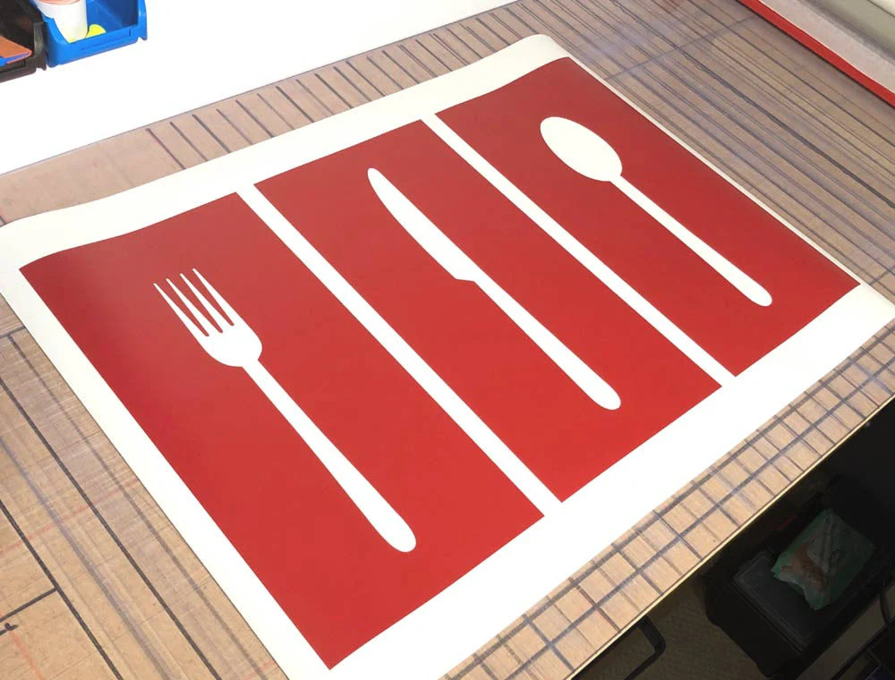 Knife Fork Spoon Wall Art Sticker - Image 6