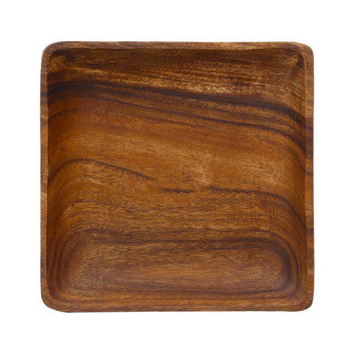 Kora Acacia Wood Large Square Platter - Image 2