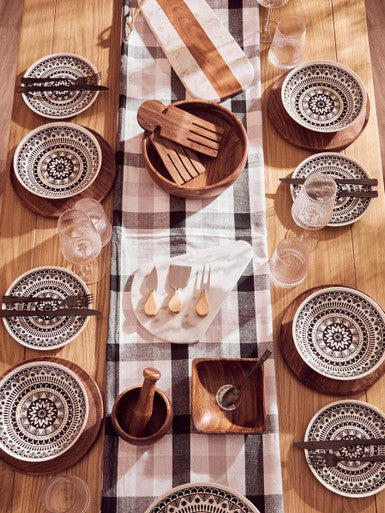 Kora Acacia Wood Large Square Platter - Image 6