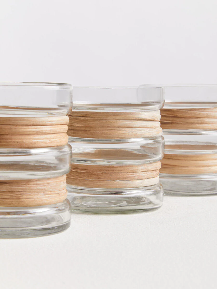 Kuta Set Of 3 Natural Tealight Holders - Image 6