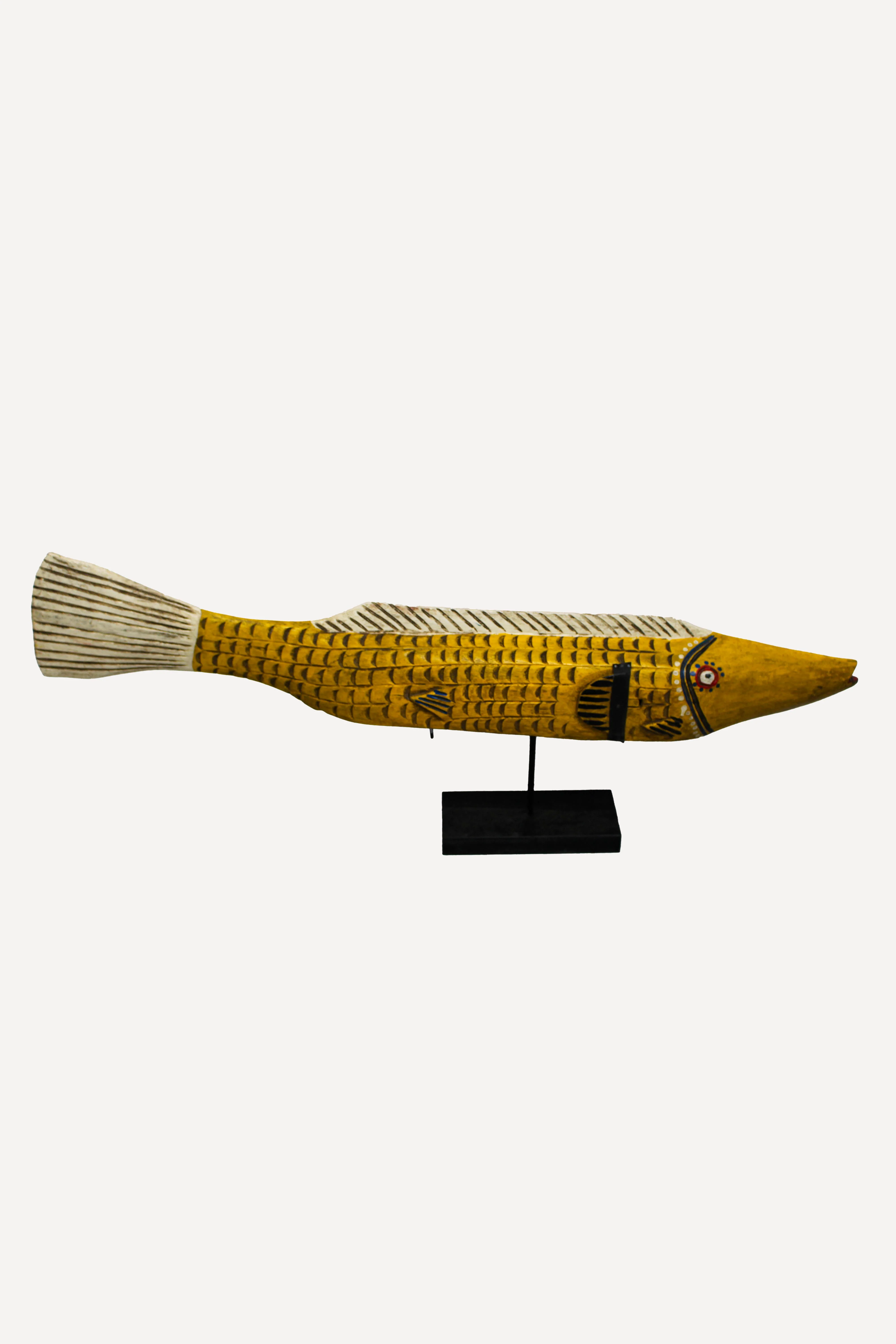 Large Bozo Puppet Fish - Mali - Yellow 172.4 - Image 2