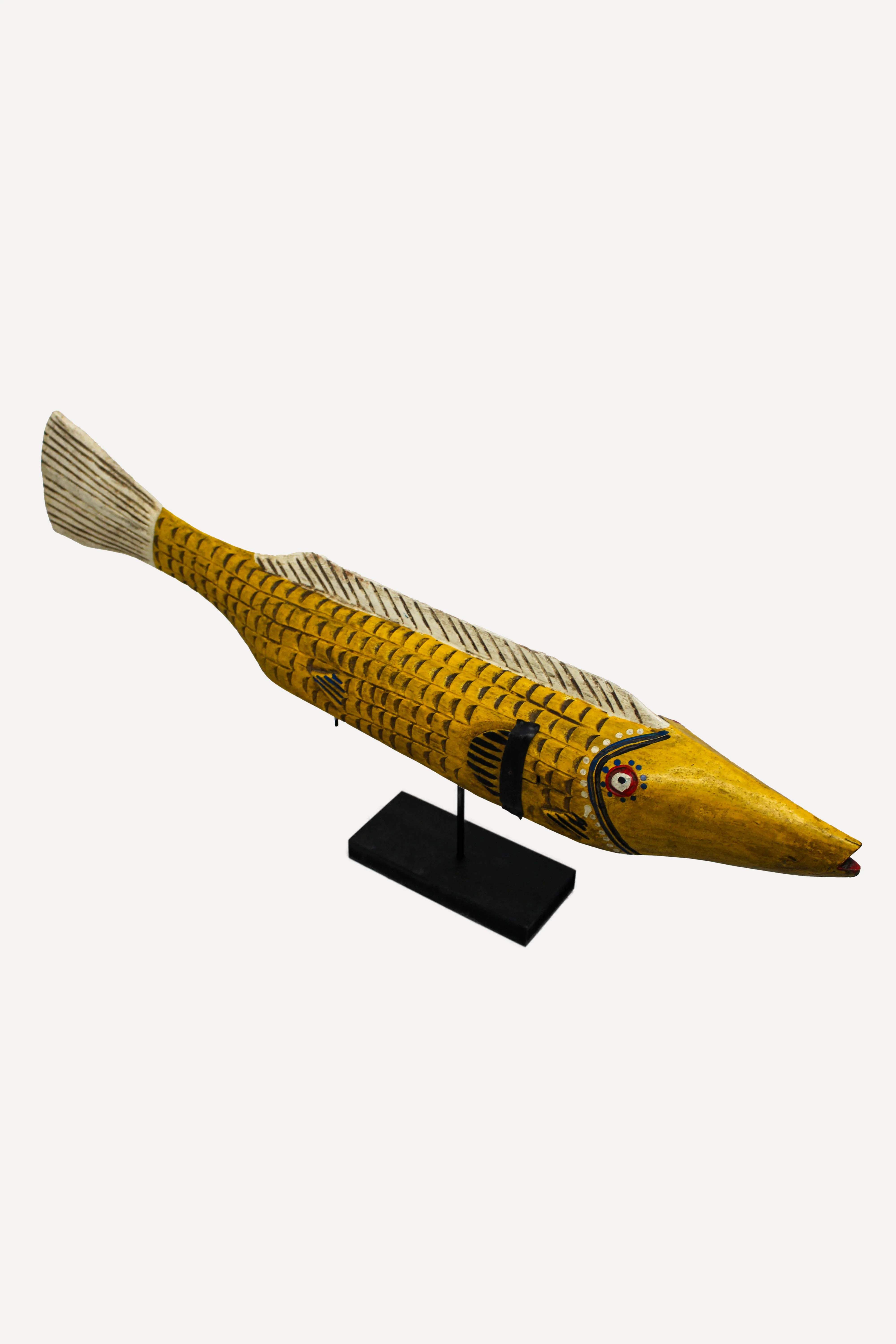 Large Bozo Puppet Fish - Mali - Yellow 172.4 - Image 3