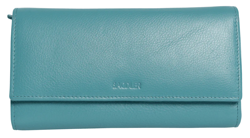 Large Leather Multi-Section Purse "Grace" – Handmade by Saddler | RFID Protected & Gift Boxed - Image 14