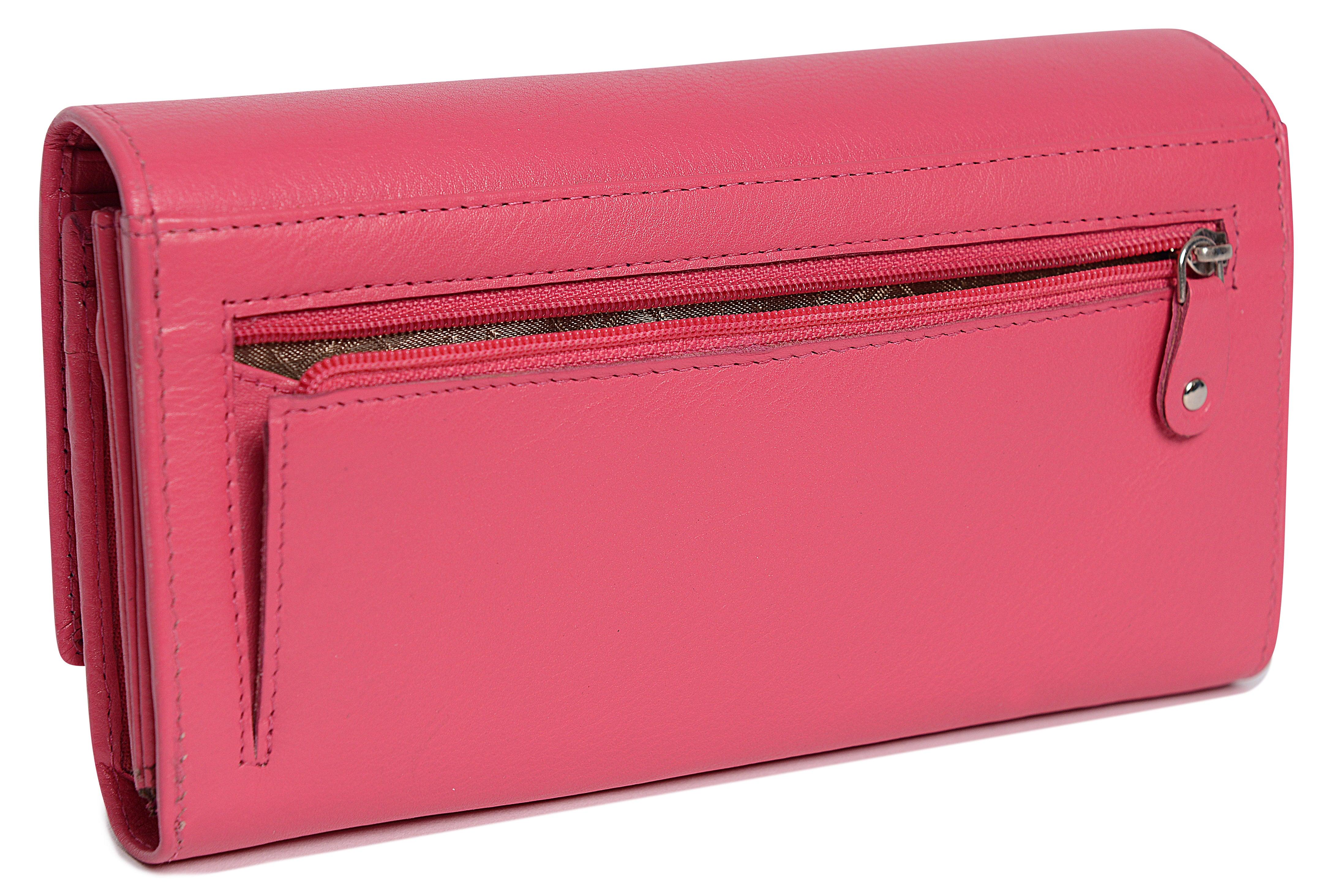Large Leather Multi-Section Purse "Grace" – Handmade by Saddler | RFID Protected & Gift Boxed - Image 5