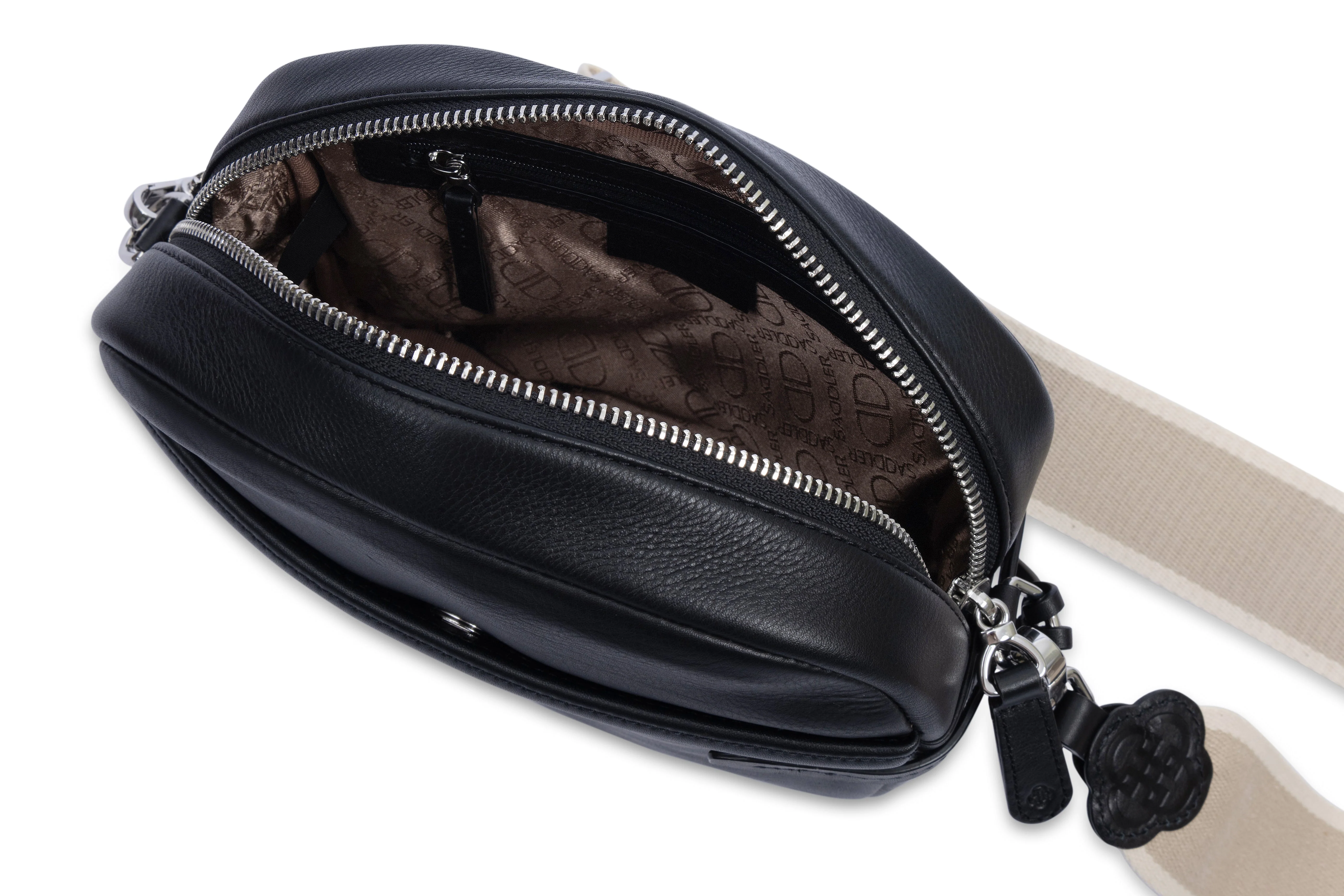 Laura Leather Camera Bag - Handmade by Saddler – Compact, Stylish & Practical - Image 9