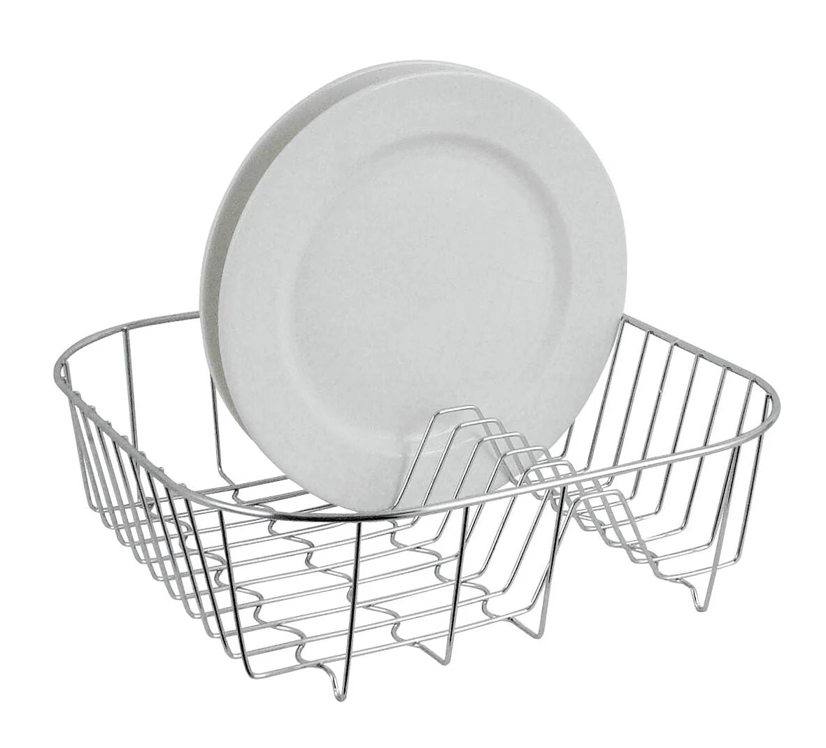 Laurie Small Square Chrome Wire Dish Drainer - Image 2