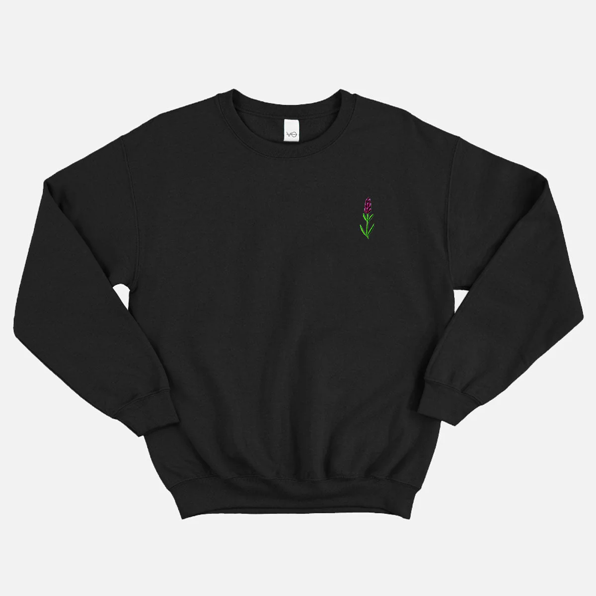 Lavender Embroidered Sweatshirt (Unisex) - Image 2