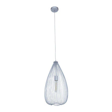 Lavis Teardrop Silver Pendant Light - Image 3