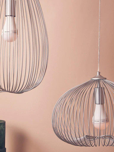 Lavis Teardrop Silver Pendant Light - Image 4
