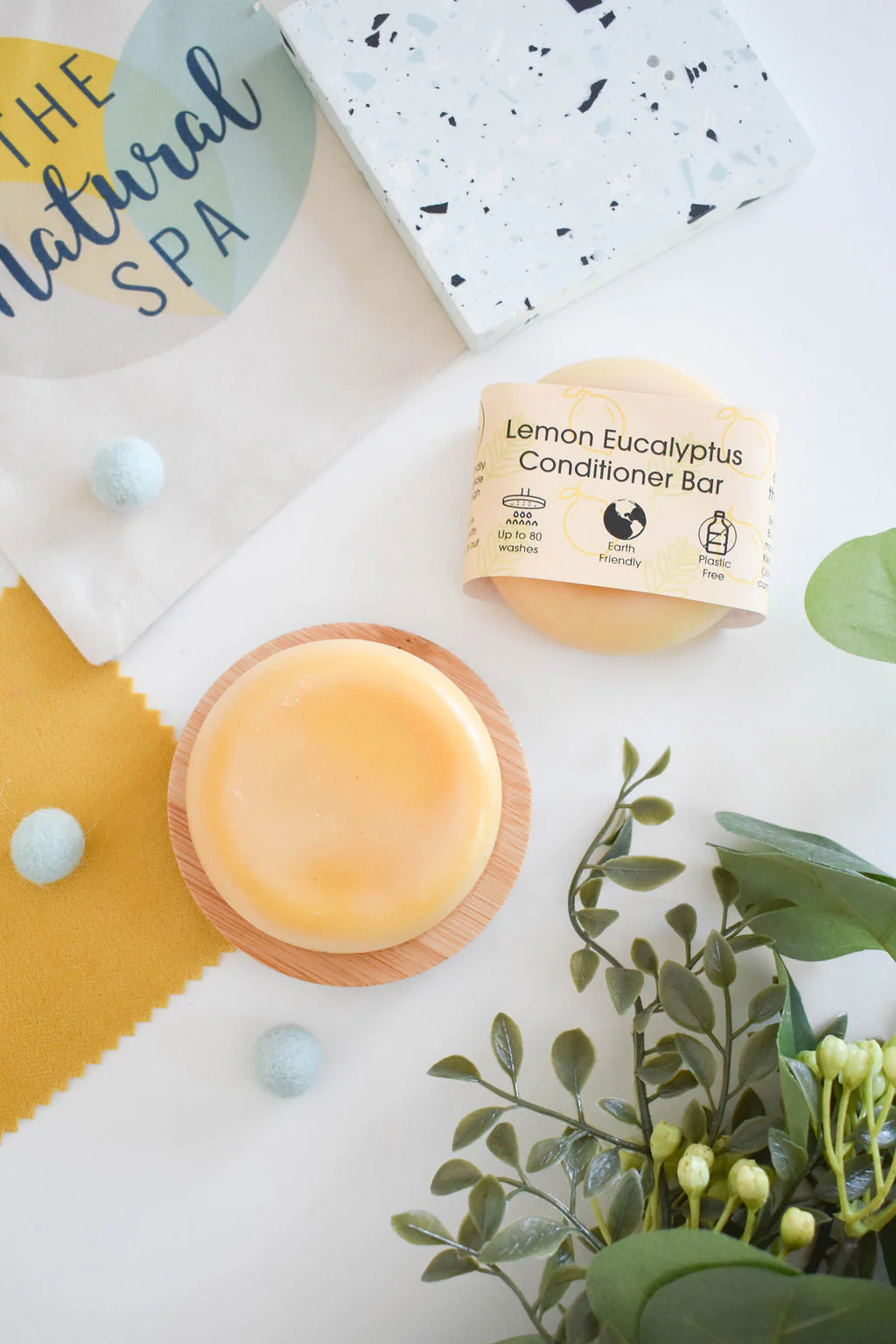 Lemon, Eucalyptus , Solid Conditioner - Image 3