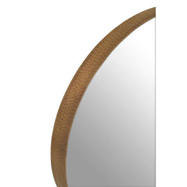 Leonov Medium Gold Finish Wall Mirror - Image 3
