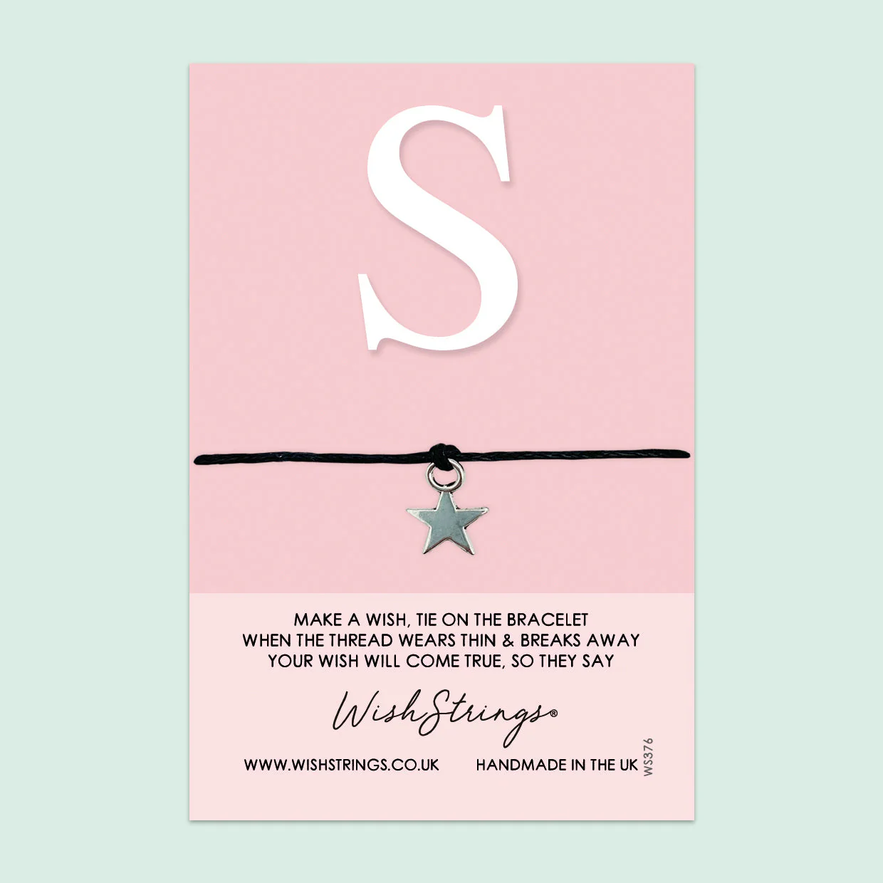 Letter Wish Bracelet – Personalized Initial Bracelet | Meaningful Keepsake Gift with Gift Card
