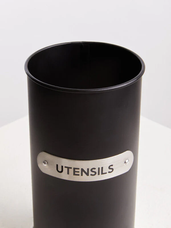 Liberty Black Enamel Utensil Holder - Image 4