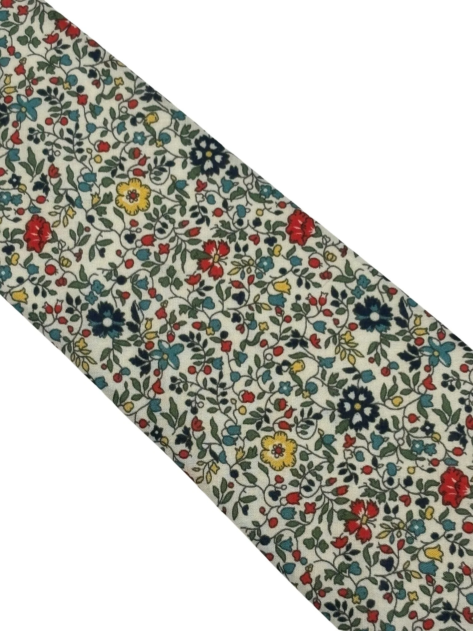 liberty style ditsy floral english wildflower design tie - Image 3