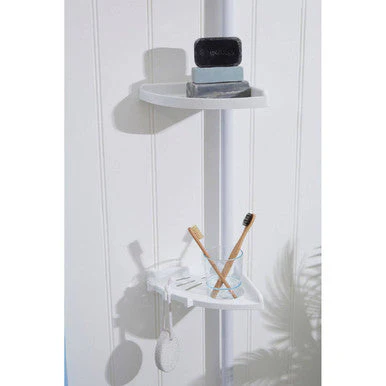 Linnea Telescopic Storage 4 Tier Corner Shelf - Image 3