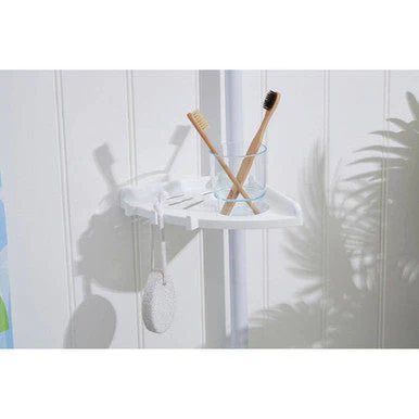 Linnea Telescopic Storage 4 Tier Corner Shelf - Image 4