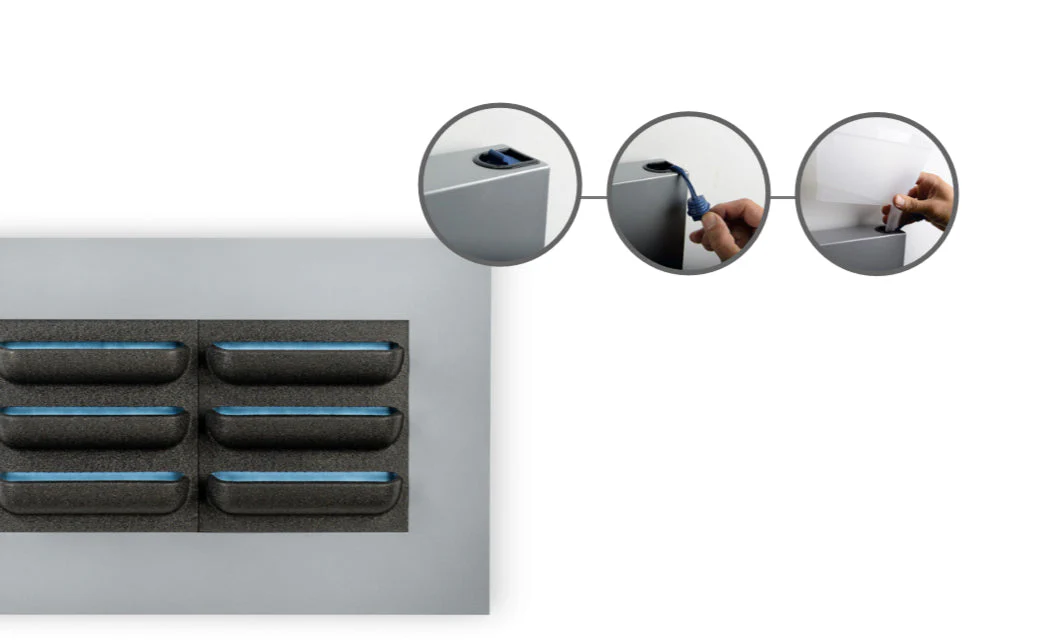 LIVE PICTURE - Living wall frame - 72cm - Black - Image 3