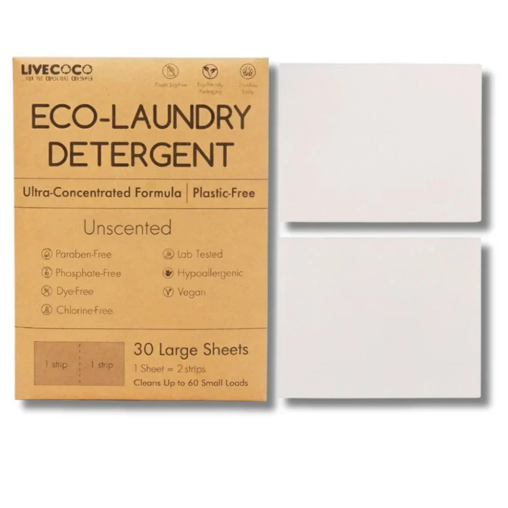 LiveCoco Eco-Laundry Detergent Sheets (60 Loads) - Image 11