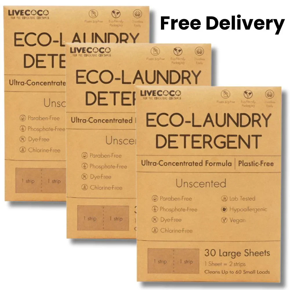 LiveCoco Eco-Laundry Detergent Sheets (60 Loads) - Image 12