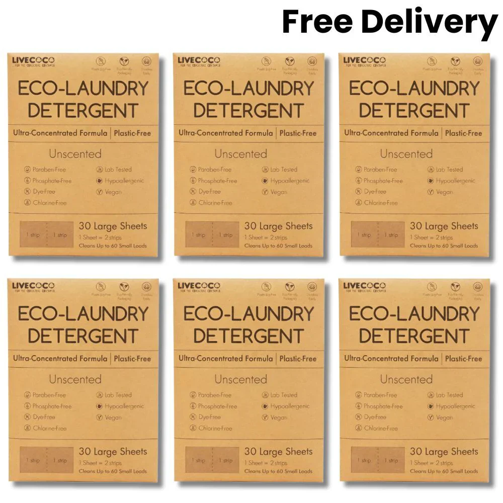 LiveCoco Eco-Laundry Detergent Sheets (60 Loads) - Image 13
