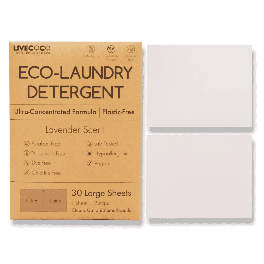 LiveCoco Eco-Laundry Detergent Sheets (60 Loads) - Image 7