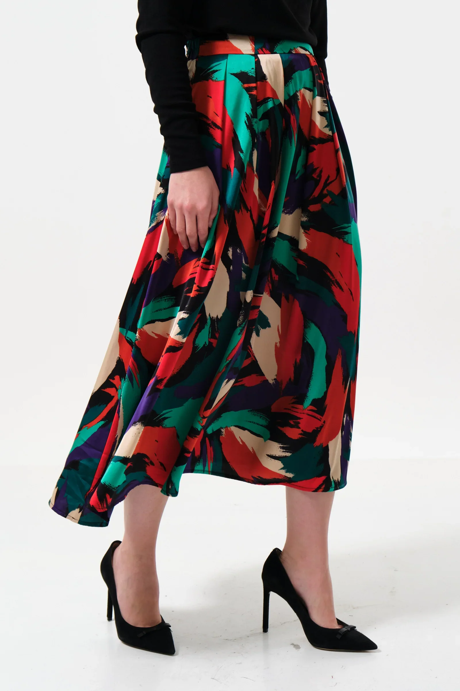Lizea Hofmann Print Midi Skirt - Image 5