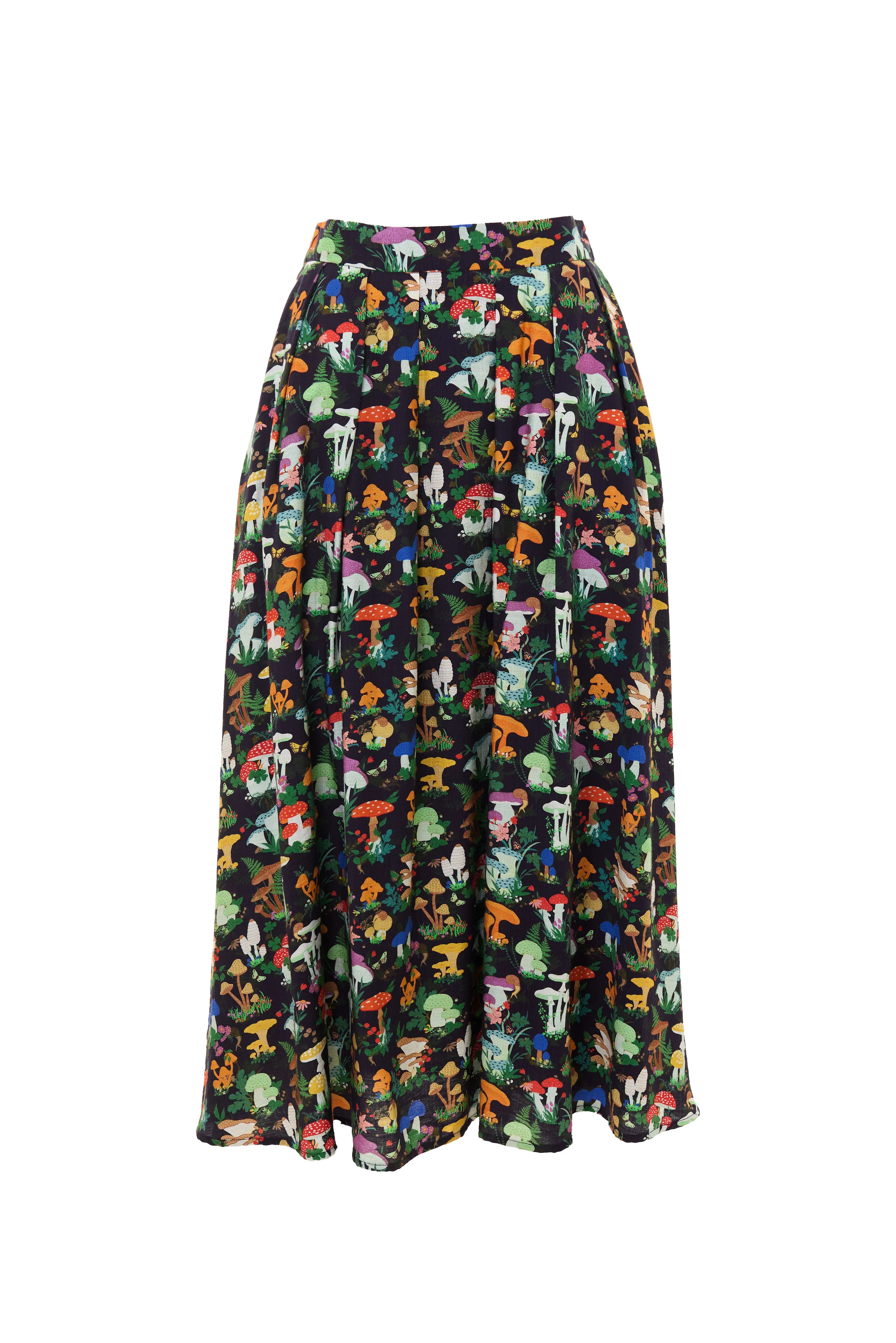 Lizea Toadstool Tales Print Midi Skirt - Image 6