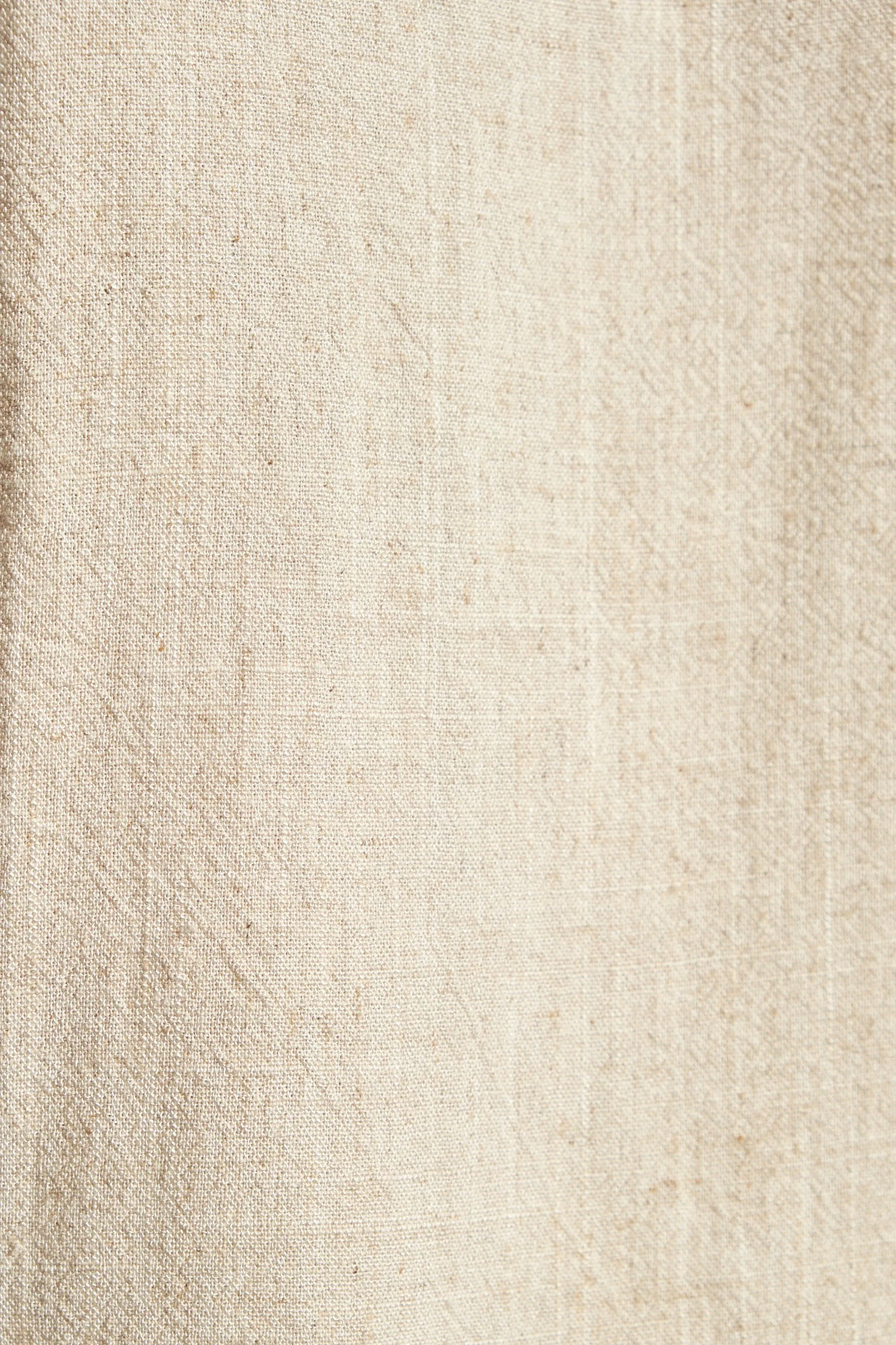 Lloyd Linen Mix Button Side Midi Skirt - Natural - Image 5
