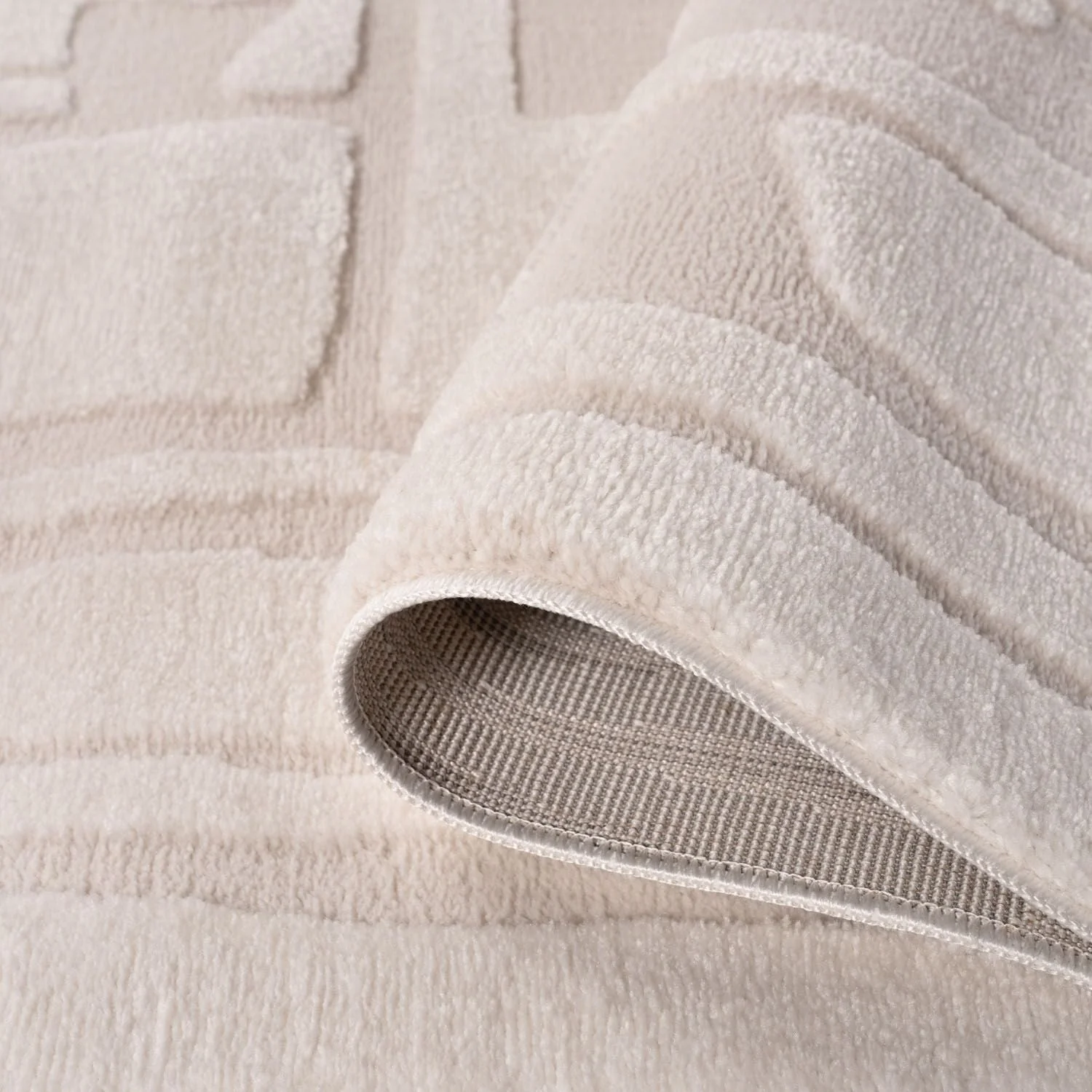 Loft Abstract Cream Rug - Image 4