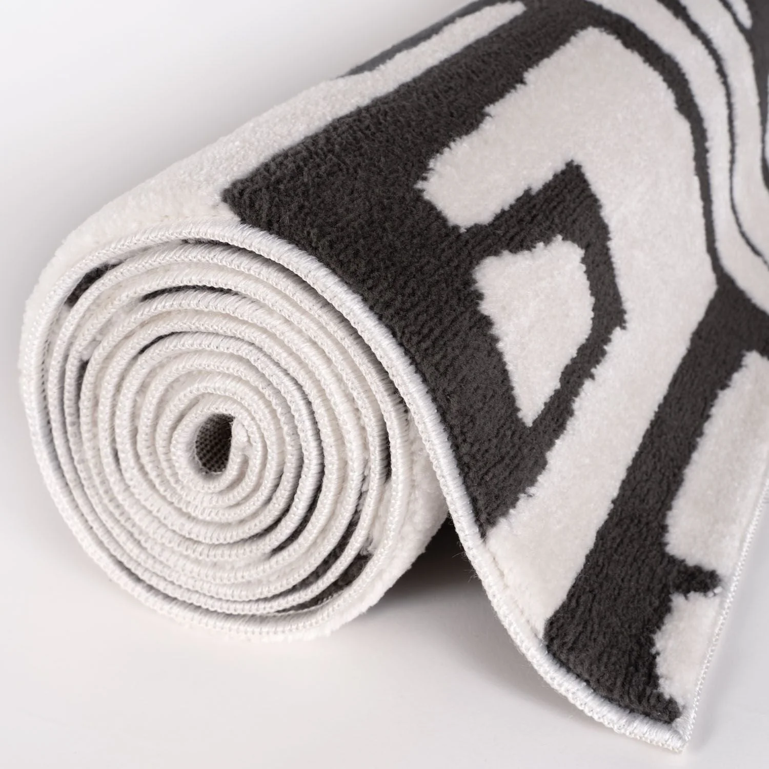 Loft Abstract Dark Grey Rug - Image 6