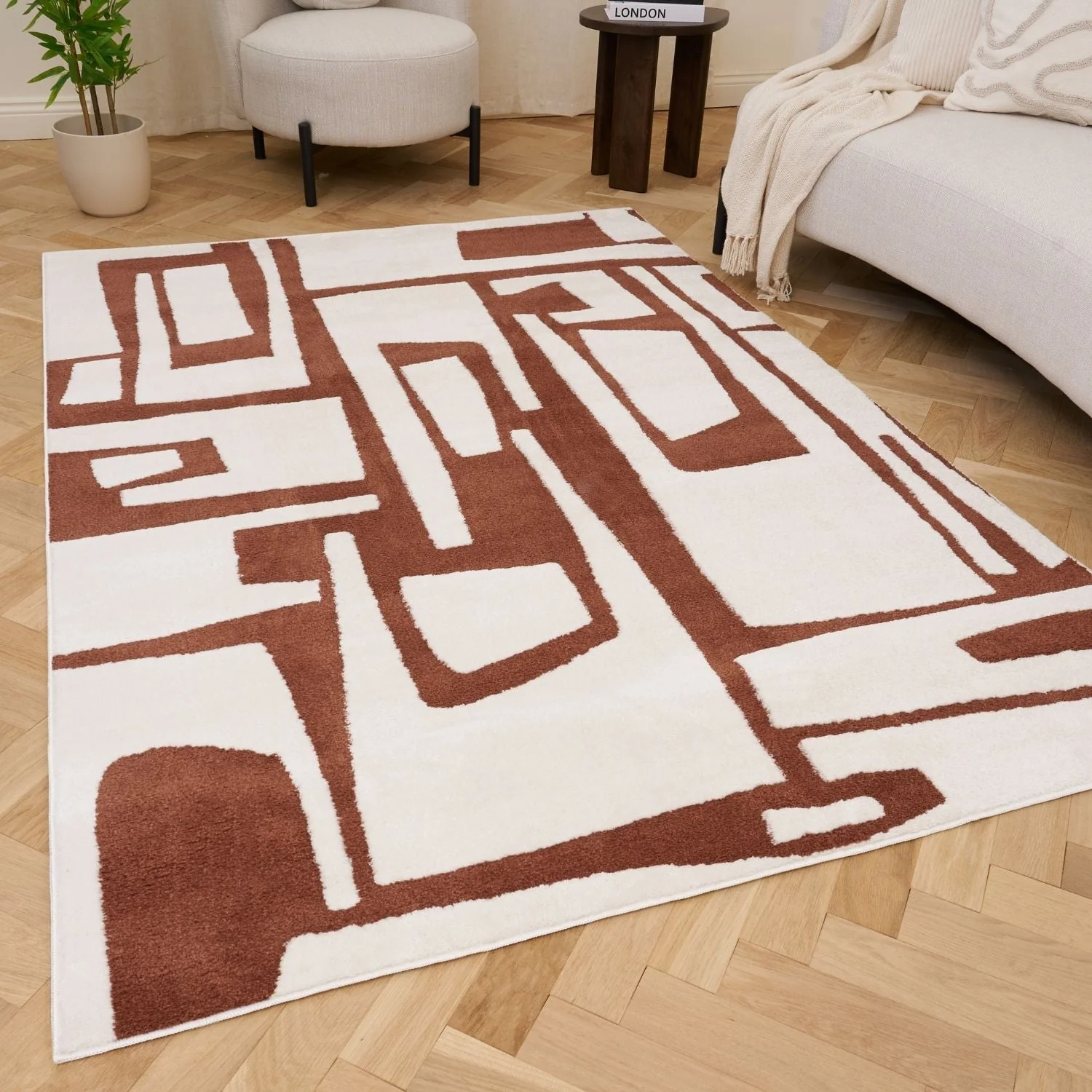 Loft Abstract Terra Rug - Image 8