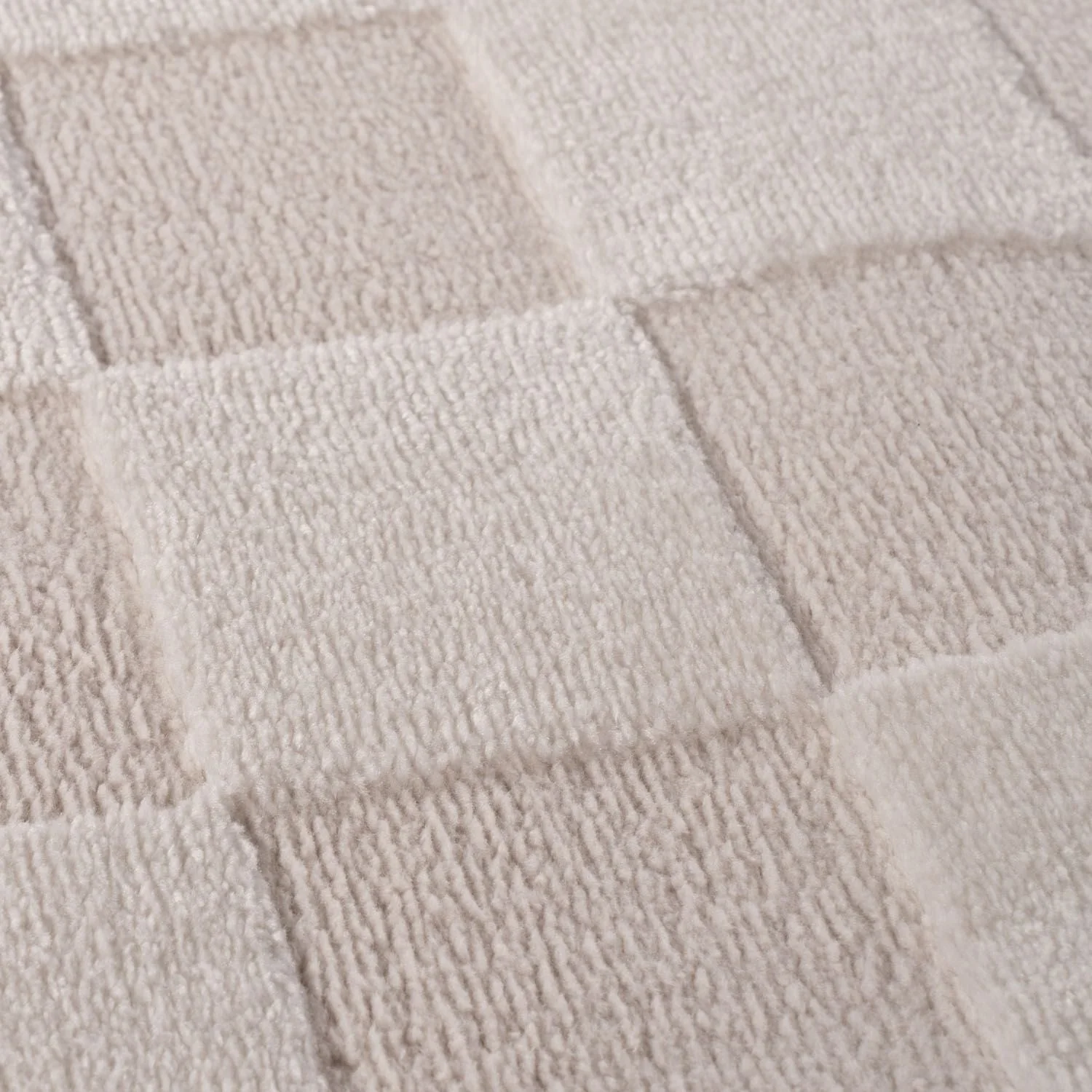 Loft Checkerboard Cream Rug - Image 3