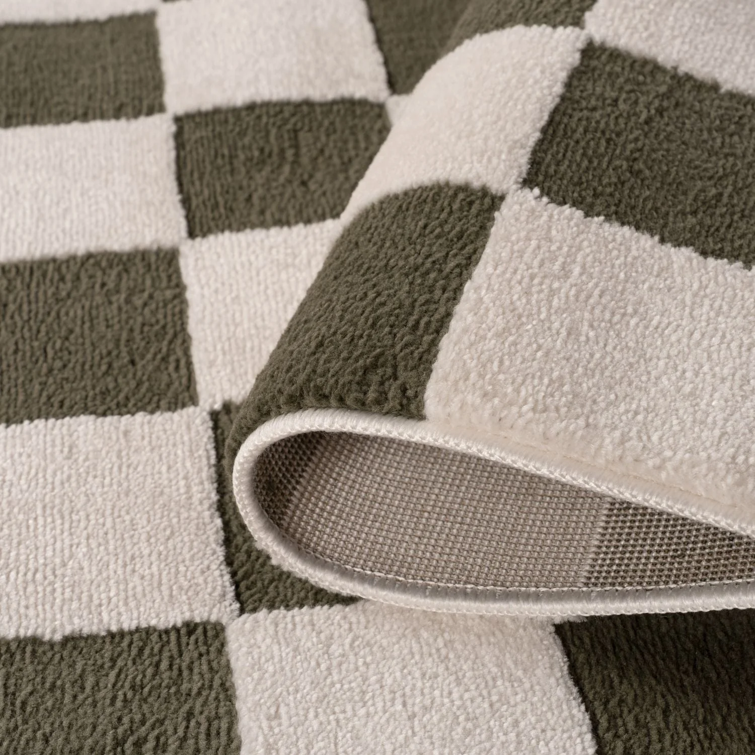 Loft Checkerboard Green Rug - Image 4