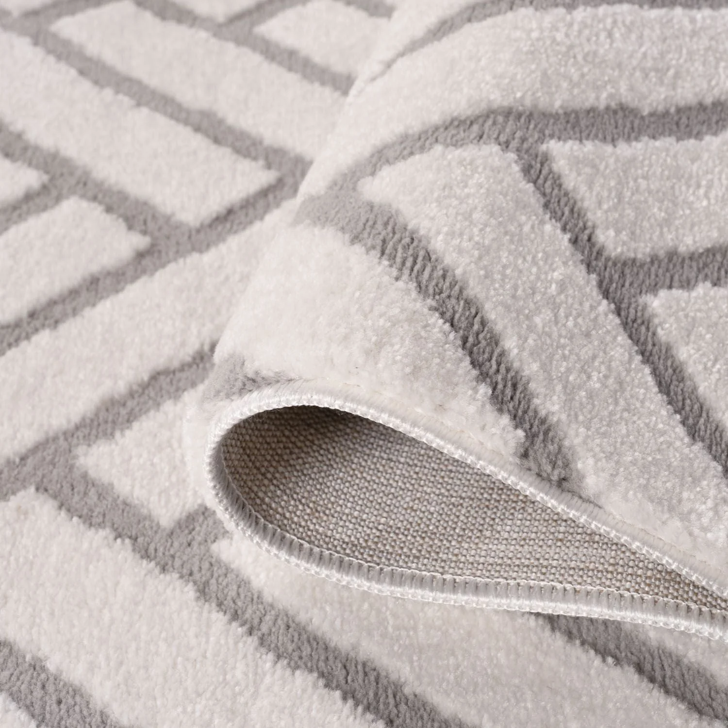 Loft Chevron Grey Rug - Image 4