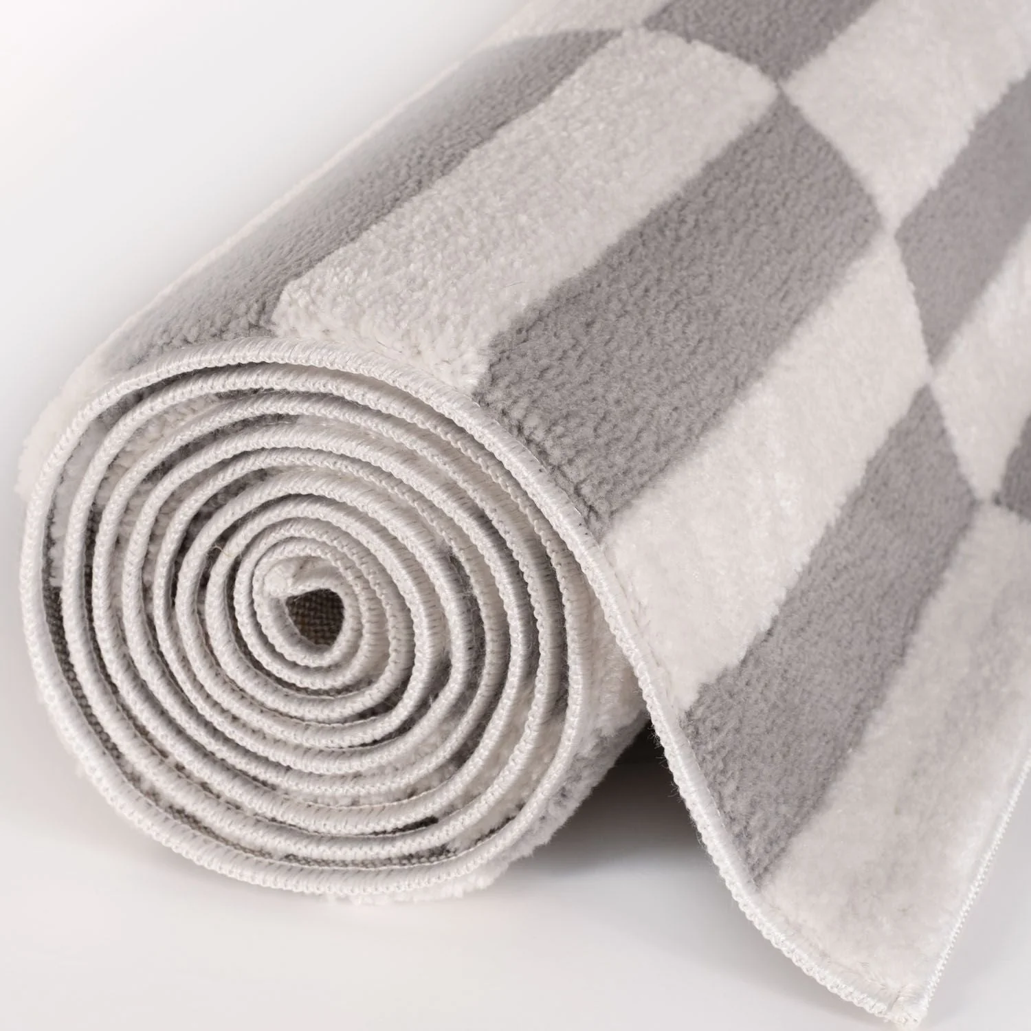 Loft Striped Grey Rug - Image 6