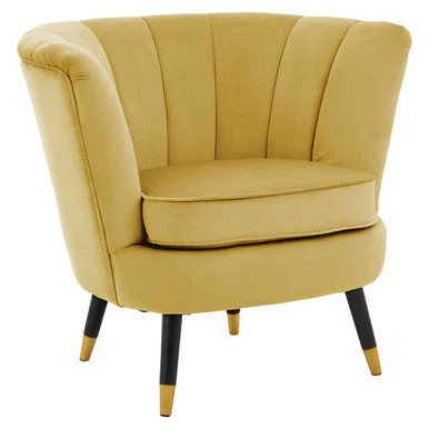 Loretta Pistachio Velvet Shell Accent Chair - Image 3