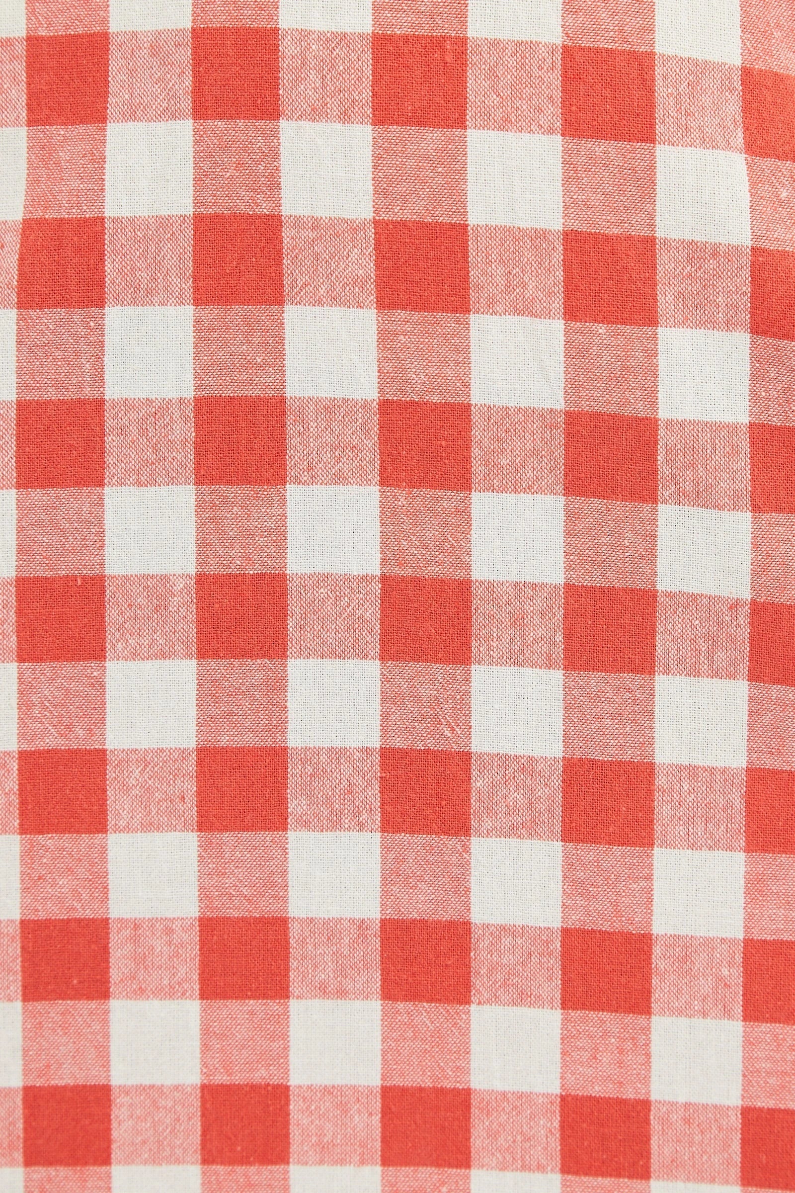 Louche Addie Picnic Check Playsuit In Red - Image 4